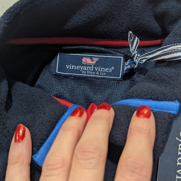 Vineyard Vines Harbor Fleece Shep Shirt Boys - Picture 10 of 12
